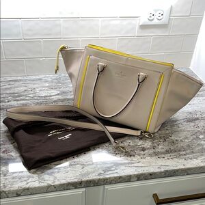Kate Spade Beige and Yellow Women's Bag